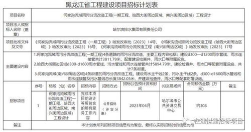 黑龙江省2023年3月30日最新勘察 规划设计 技术咨询拟招标项目